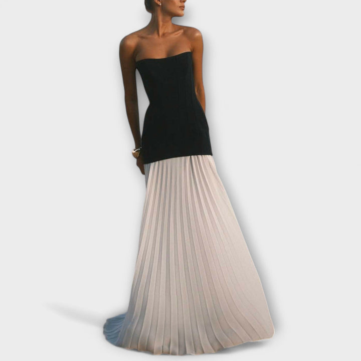 Ibelia | Vestido bicolor