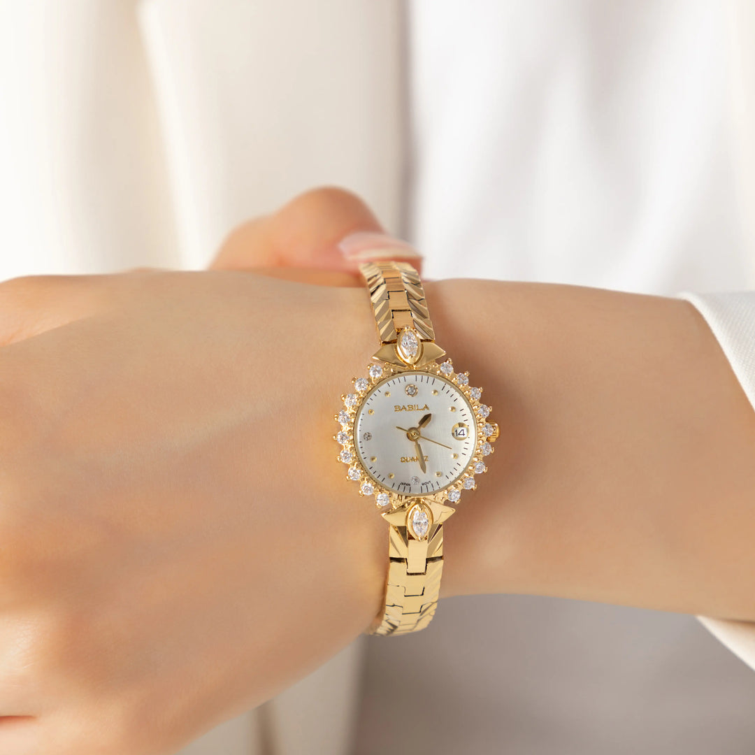 Adonaria | Reloj de pulsera con joyería