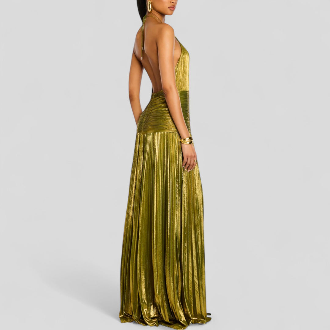 Yalitza | Vestido metalizado