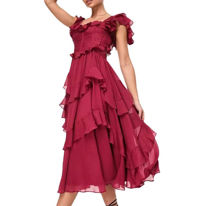 Yuliana | Vestido con volantes