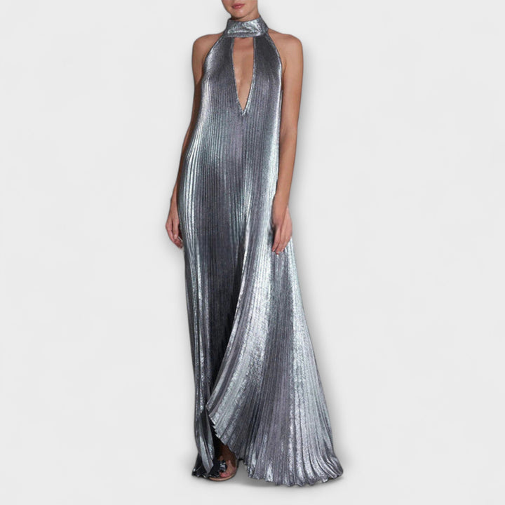 Zarela | Vestido metalizado