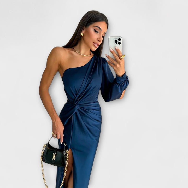 Orlinda | Vestido asimétrico