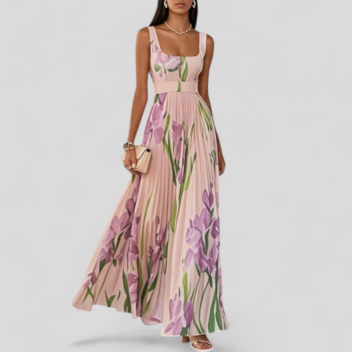 Marisela | Vestido floral largo