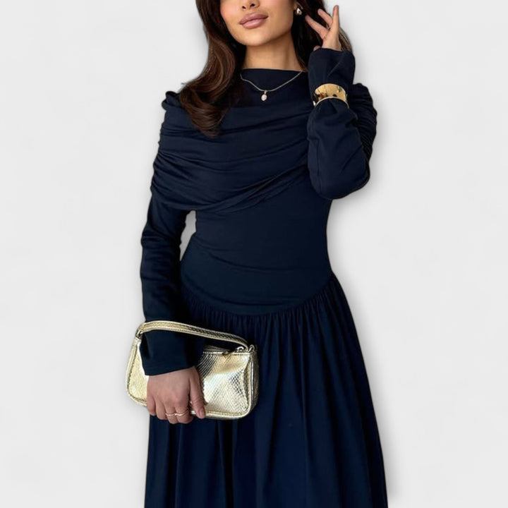 Mireida | Vestido drapeado