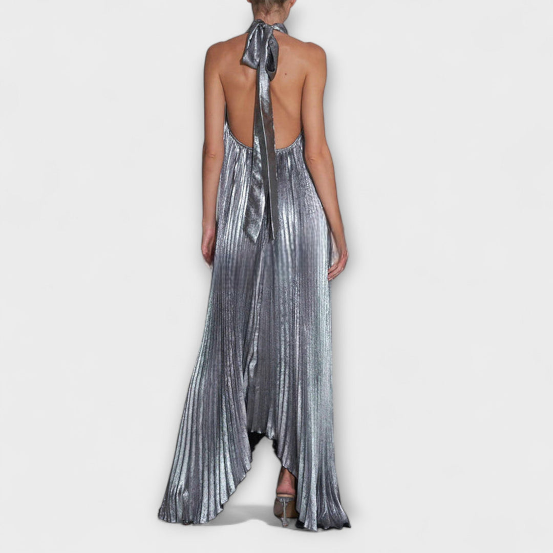 Zarela | Vestido metalizado