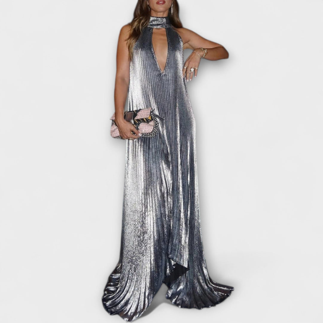 Zarela | Vestido metalizado