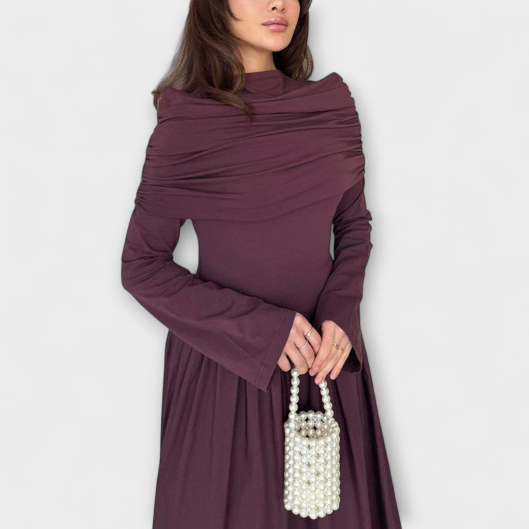 Mireida | Vestido drapeado