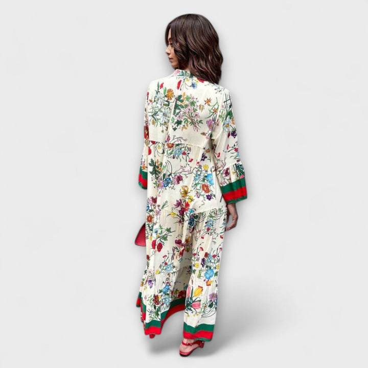 Deyanira | Vestido largo estampado