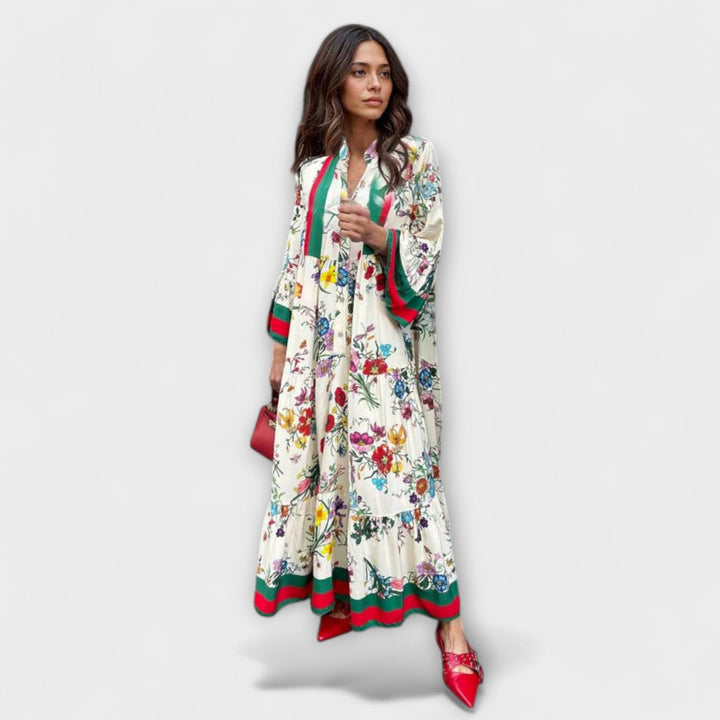 Deyanira | Vestido largo estampado
