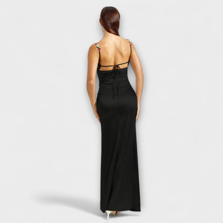 Aldara | Vestido satinado largo