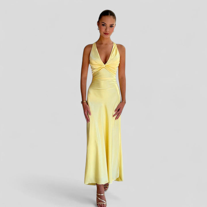 Zorione | Vestido de Noche de Satén