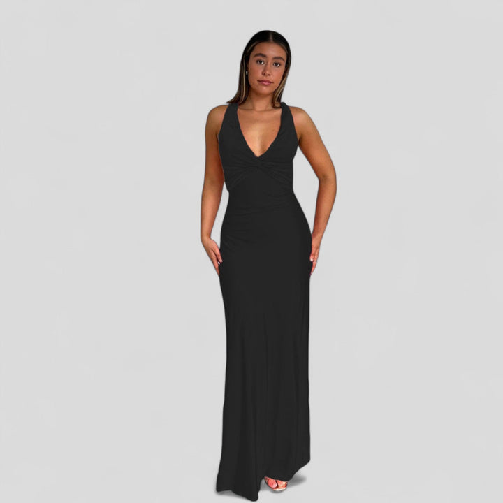 Zorione | Vestido de Noche de Satén