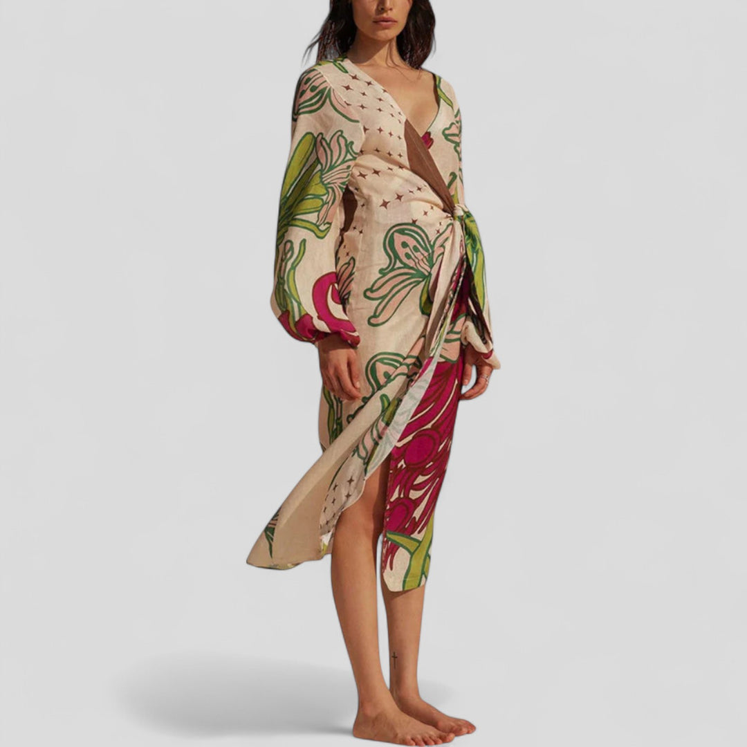 Jandira | Vestido estampado
