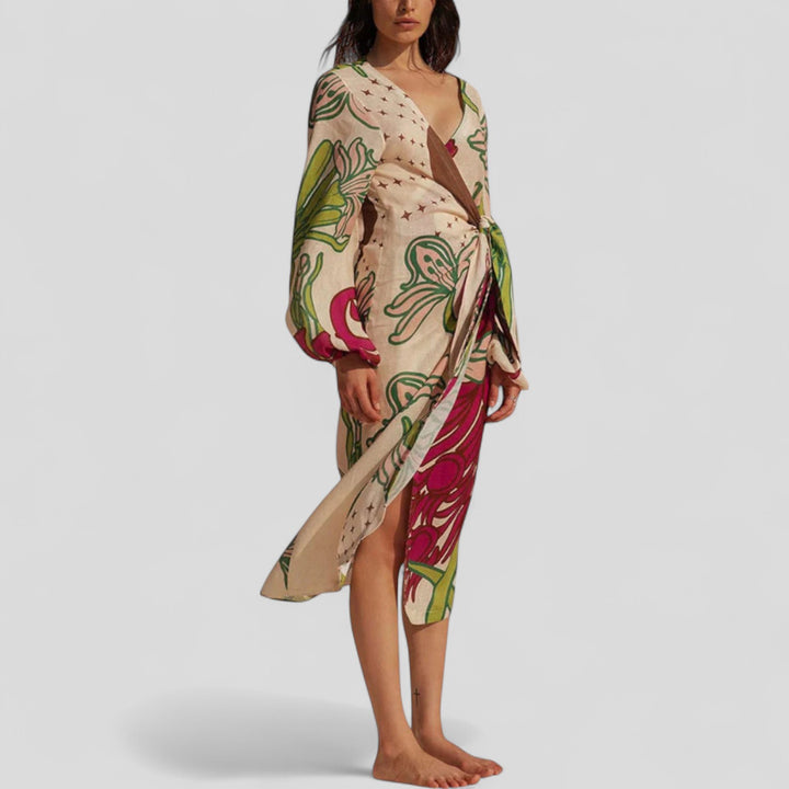 Jandira | Vestido estampado