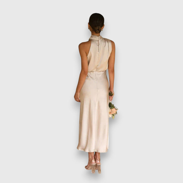 Emerita | Vestido satinado