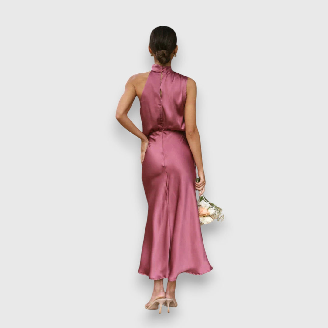 Emerita | Vestido satinado