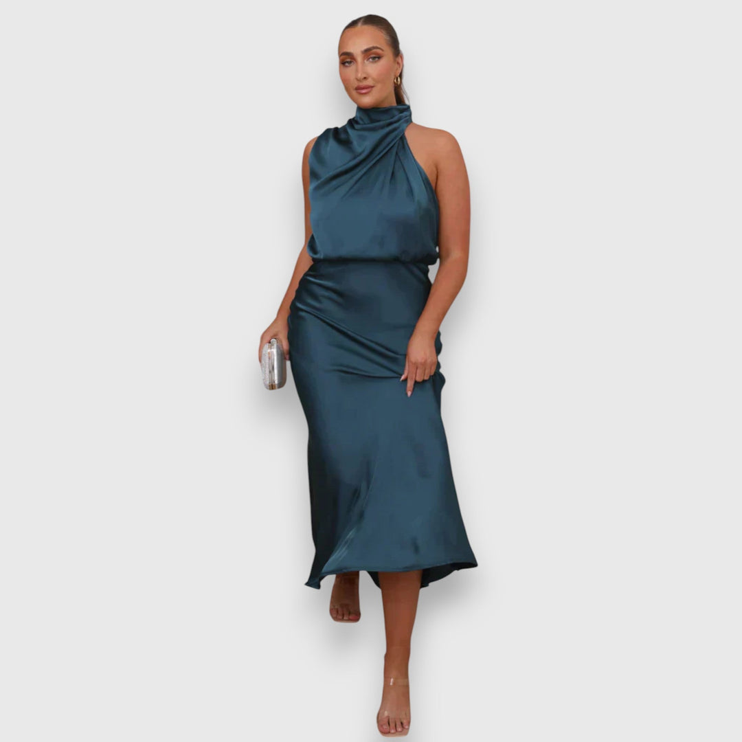 Emerita | Vestido satinado