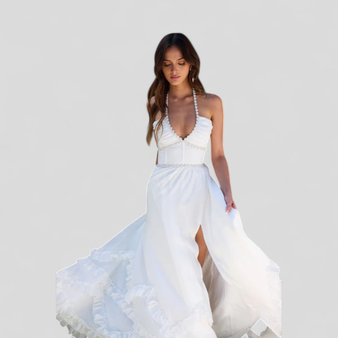 Mirela | Vestido de volantes